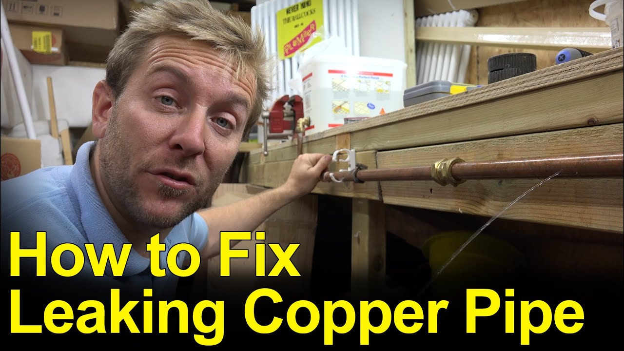 Fixing hairline crack in copper pipe pipe